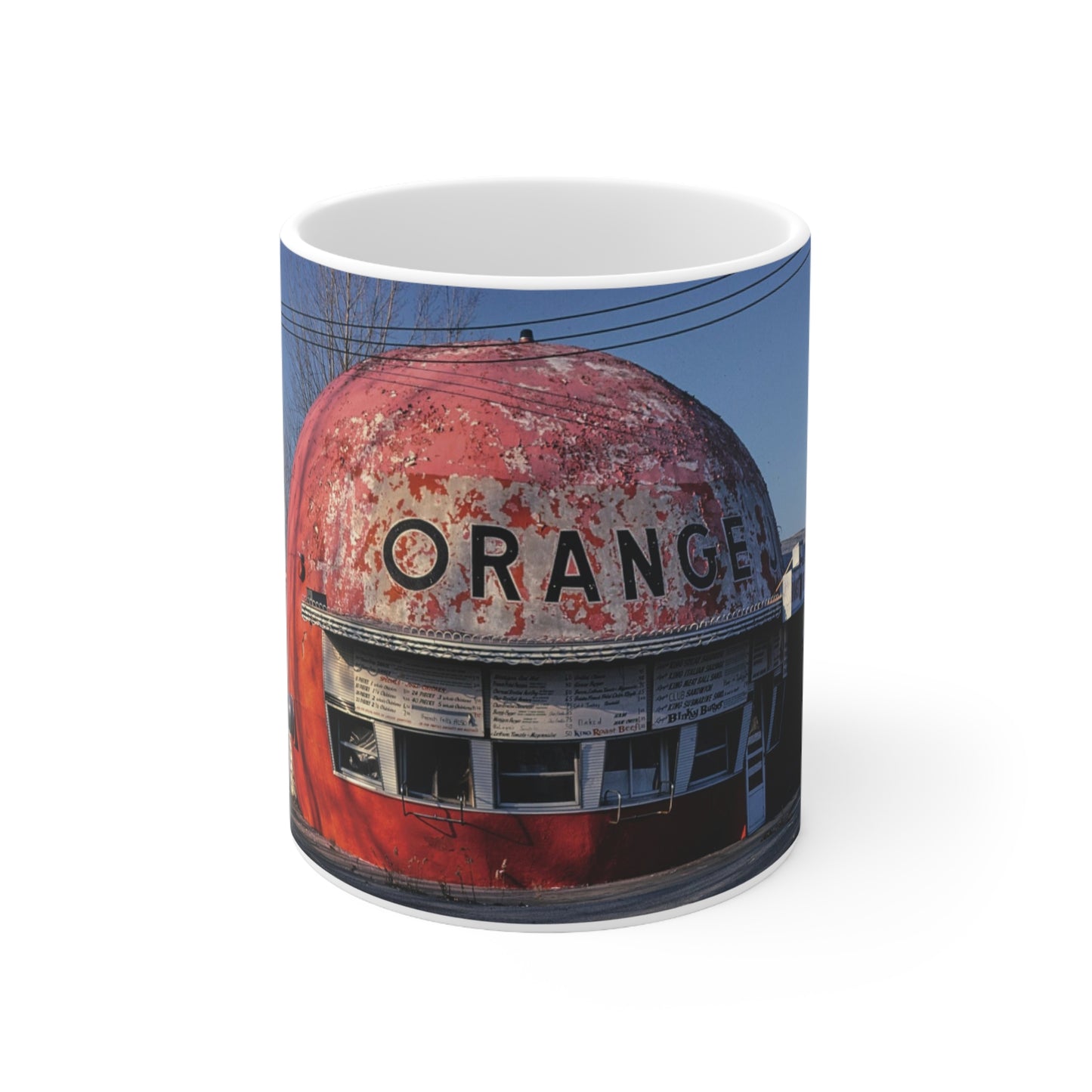 ROADSIDE MUGS - Orange Keramiktasse 11oz