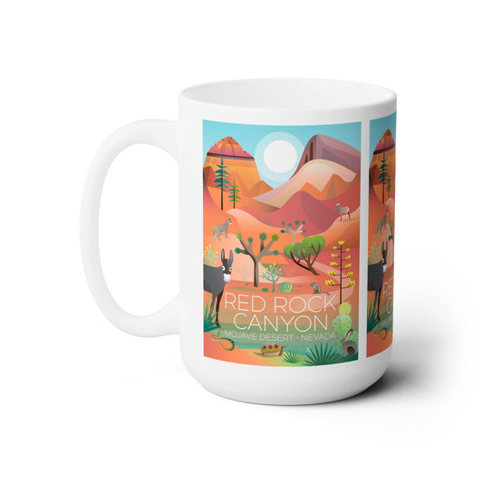 Tasse en céramique Red Rock Canyon 11oz ou 15oz 