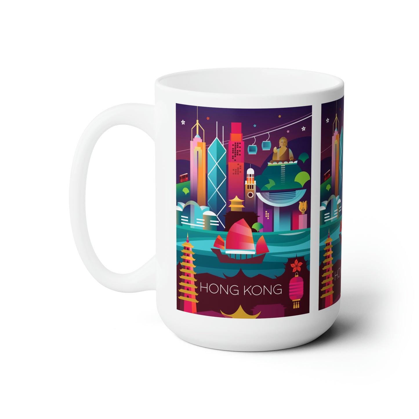 Hong Kong Ceramic Mug 11oz or 15oz