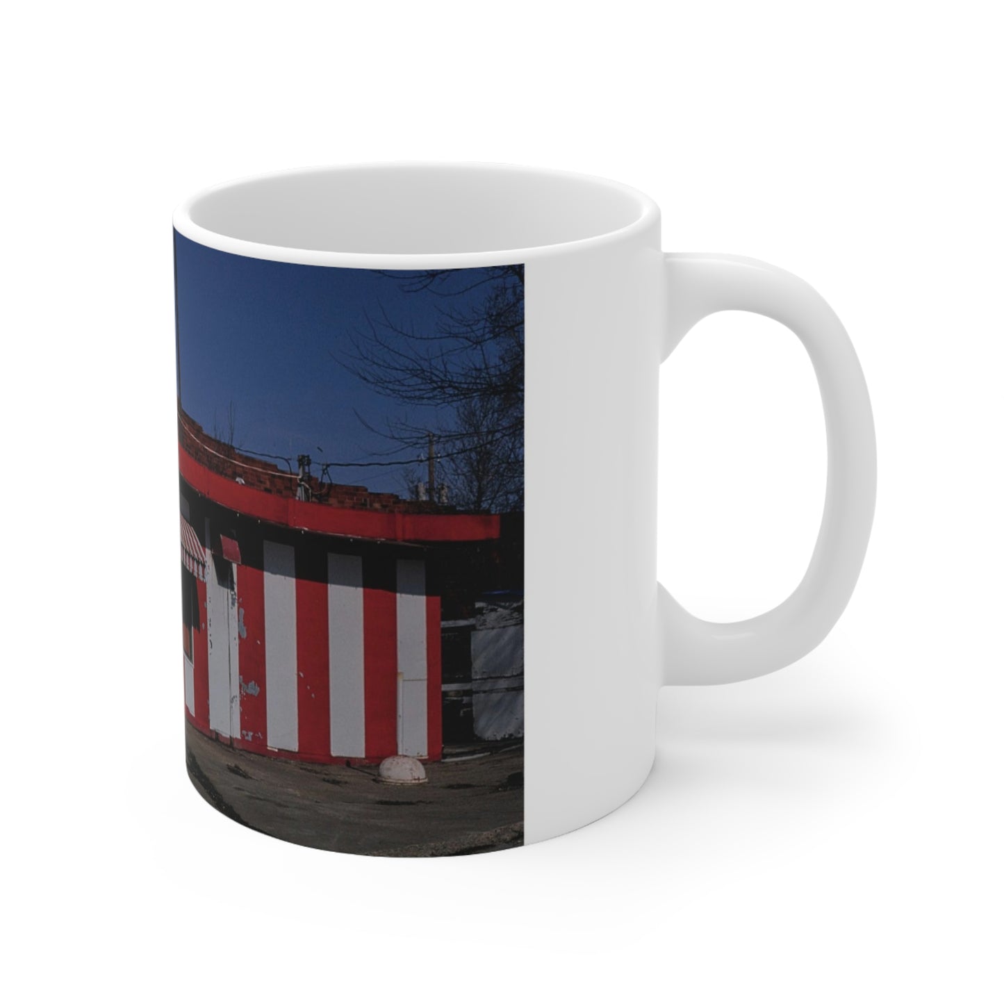 ROADSIDE MUGS - Bangs Diner Keramikbecher 11oz