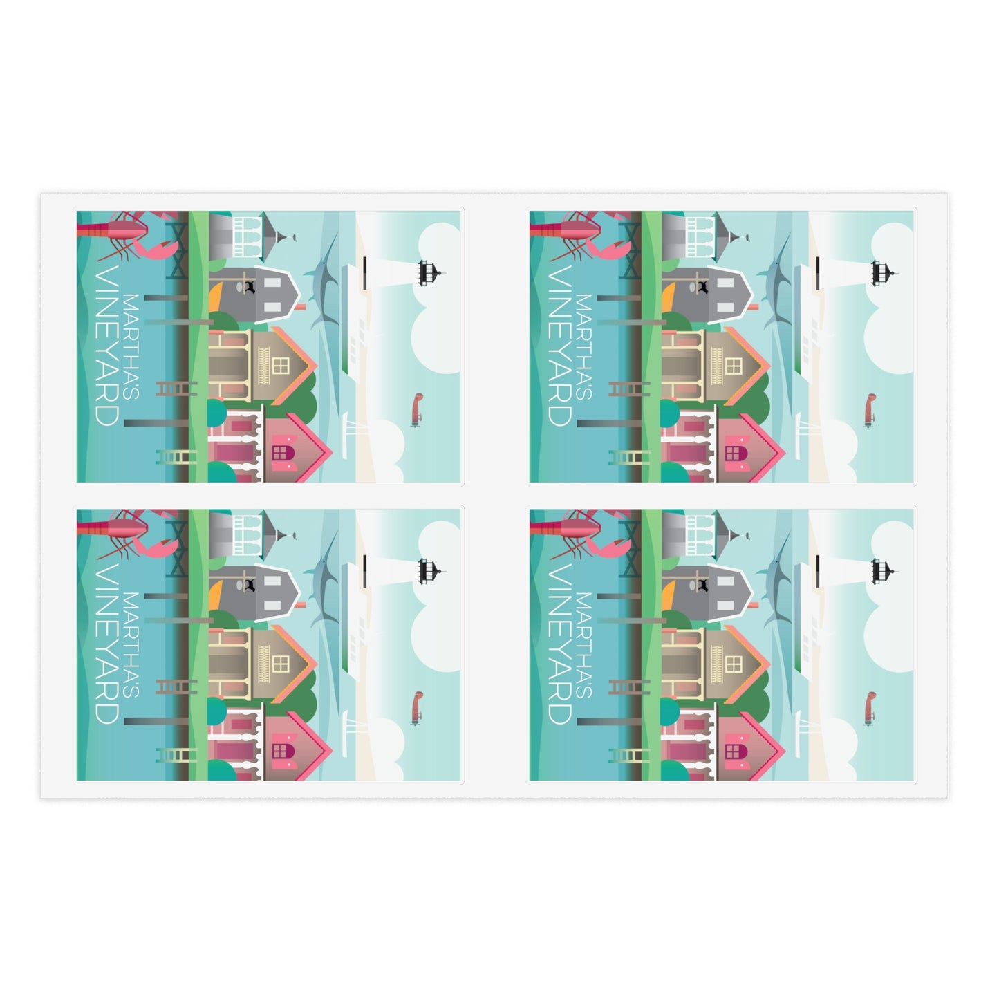 Martha's Vineyard Sticker Sheet