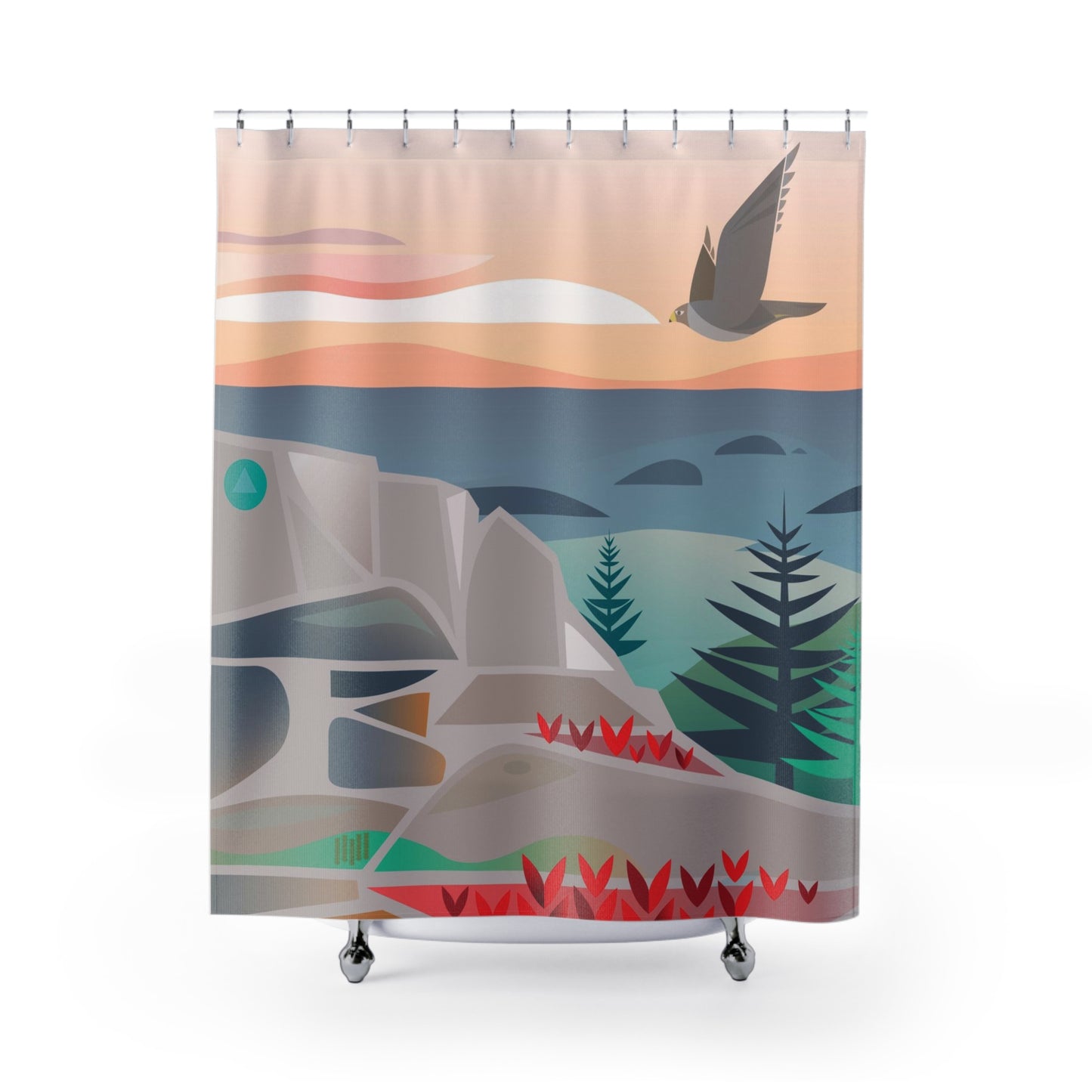 Acadia National Park, Cadillac Mountain Shower Curtain