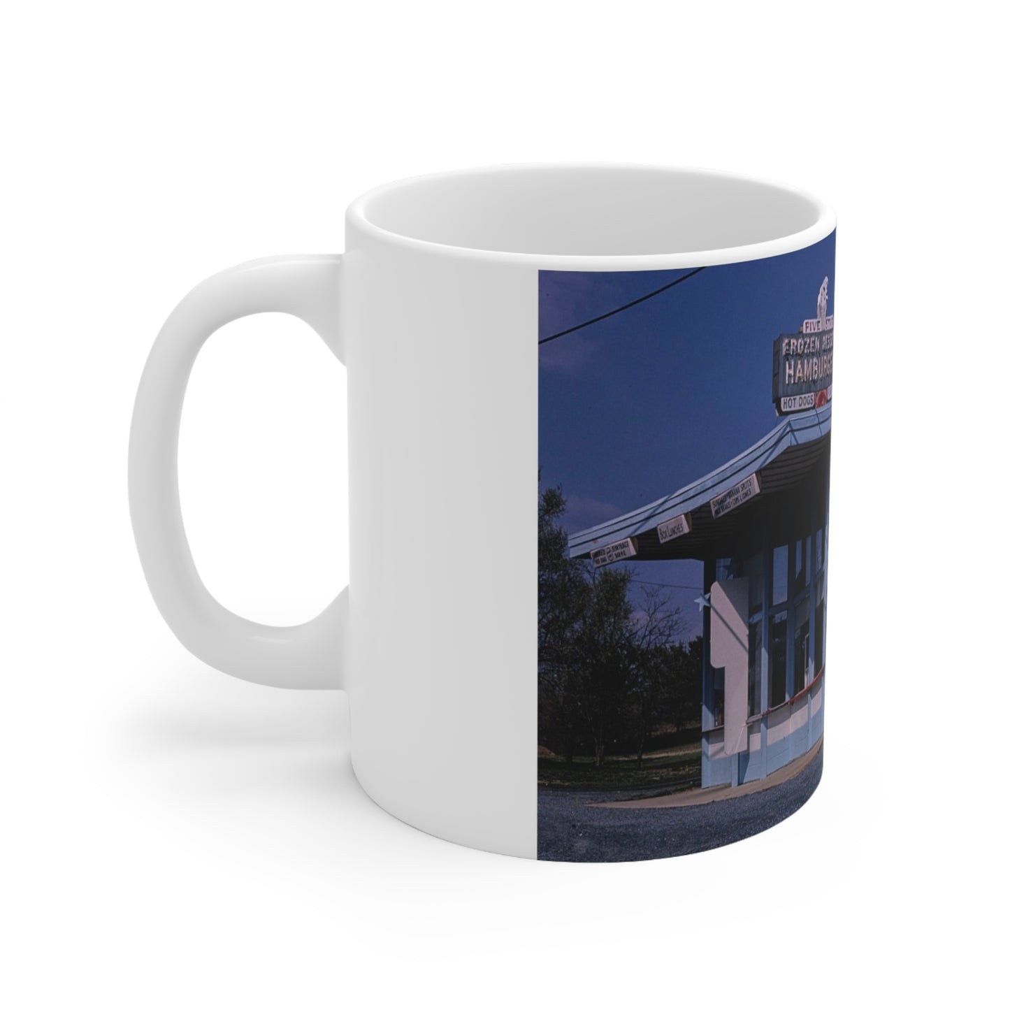 ROADSIDE MUGS – Fünf-Sterne-Keramikbecher, 325 ml