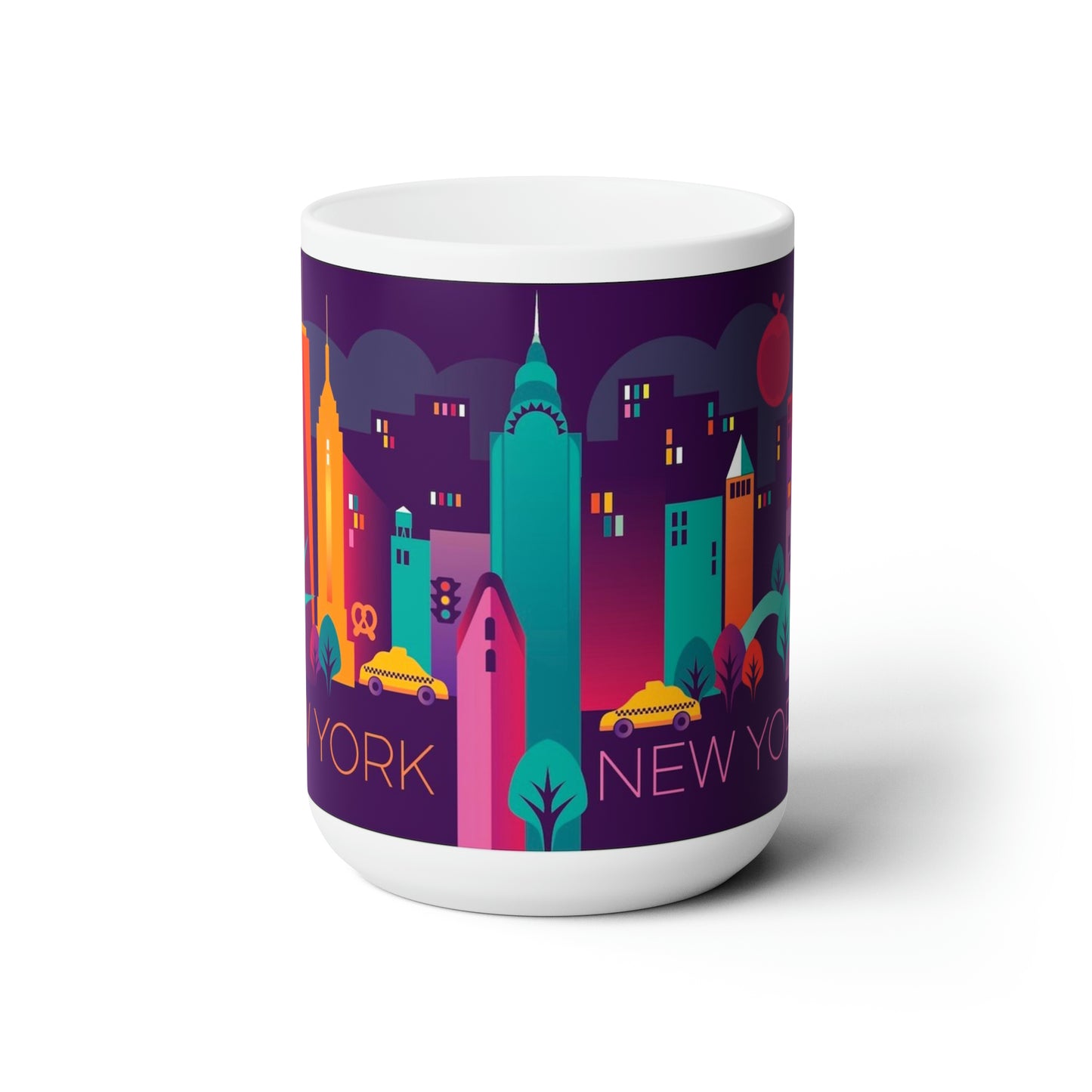 New York City Keramiktasse 11oz oder 15oz 