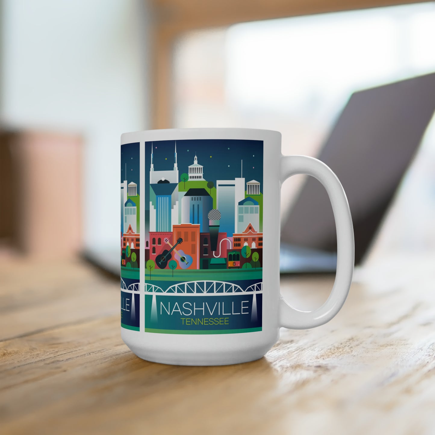 Tasse en céramique Nashville 11oz ou 15oz