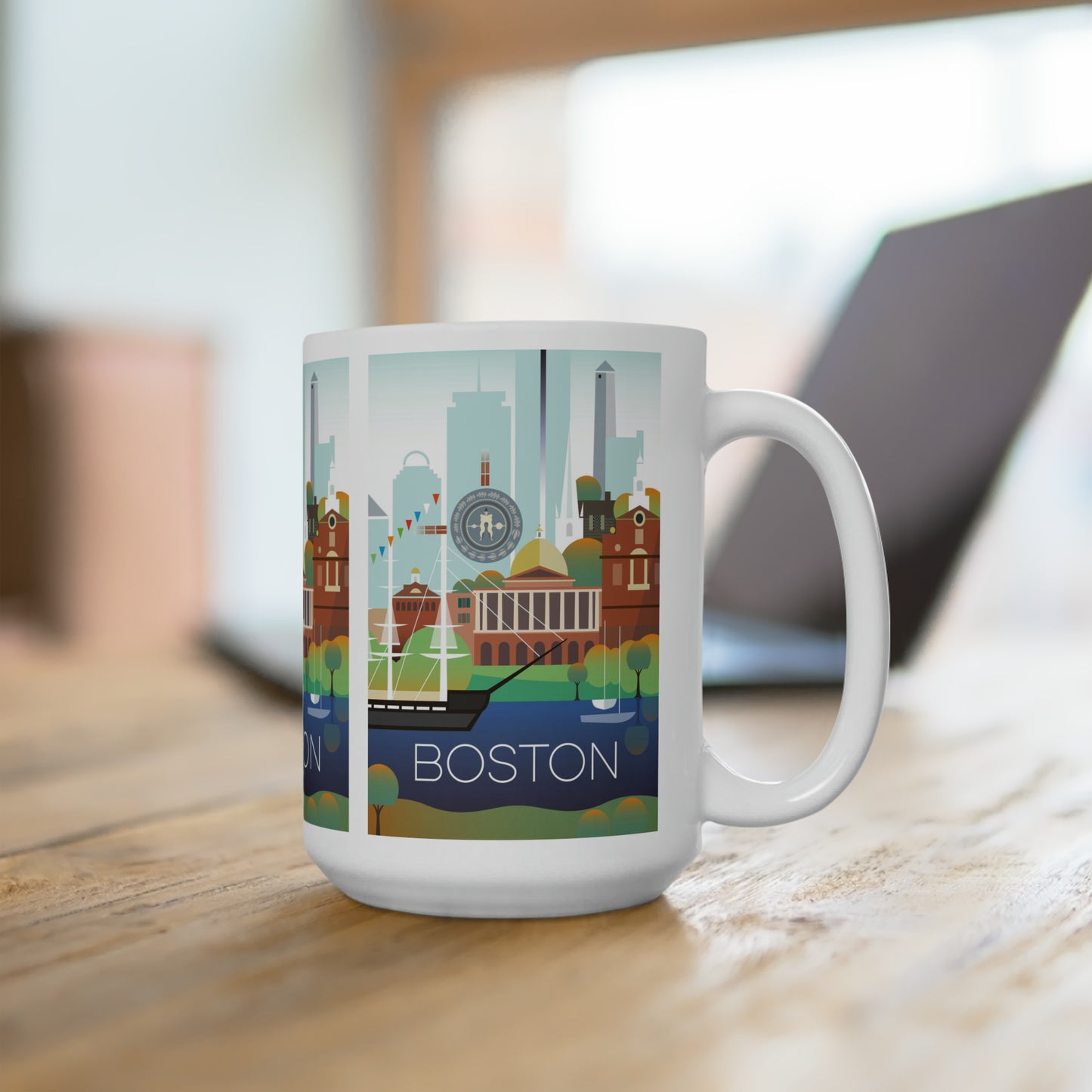 Boston Ceramic Mug 11oz or 15oz