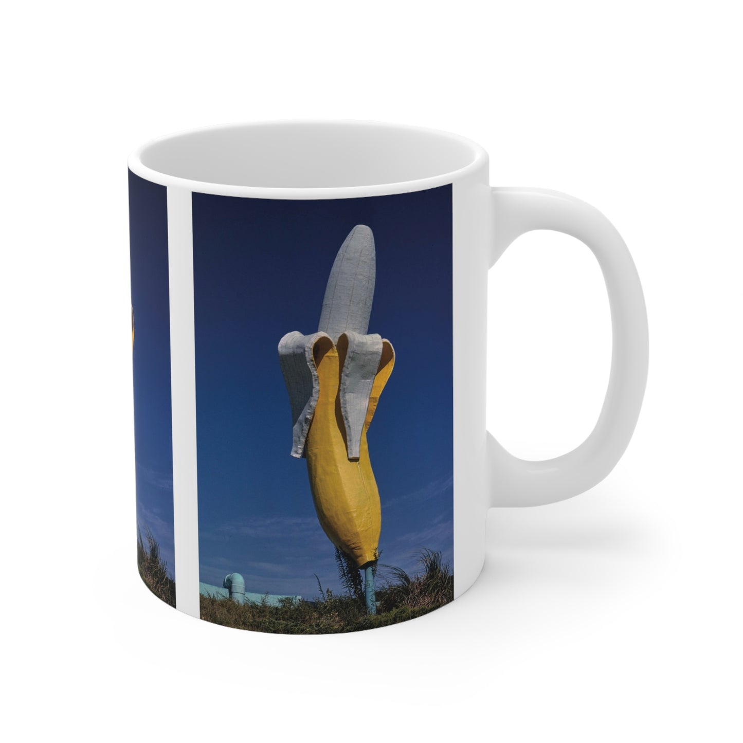 ROADSIDE MUGS – Bananen-Keramikbecher, 325 ml