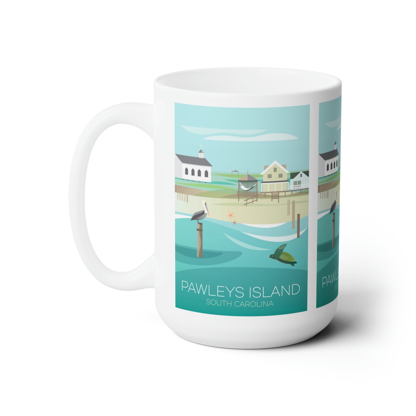 Pawleys Island Tasse en céramique 11oz ou 15oz 