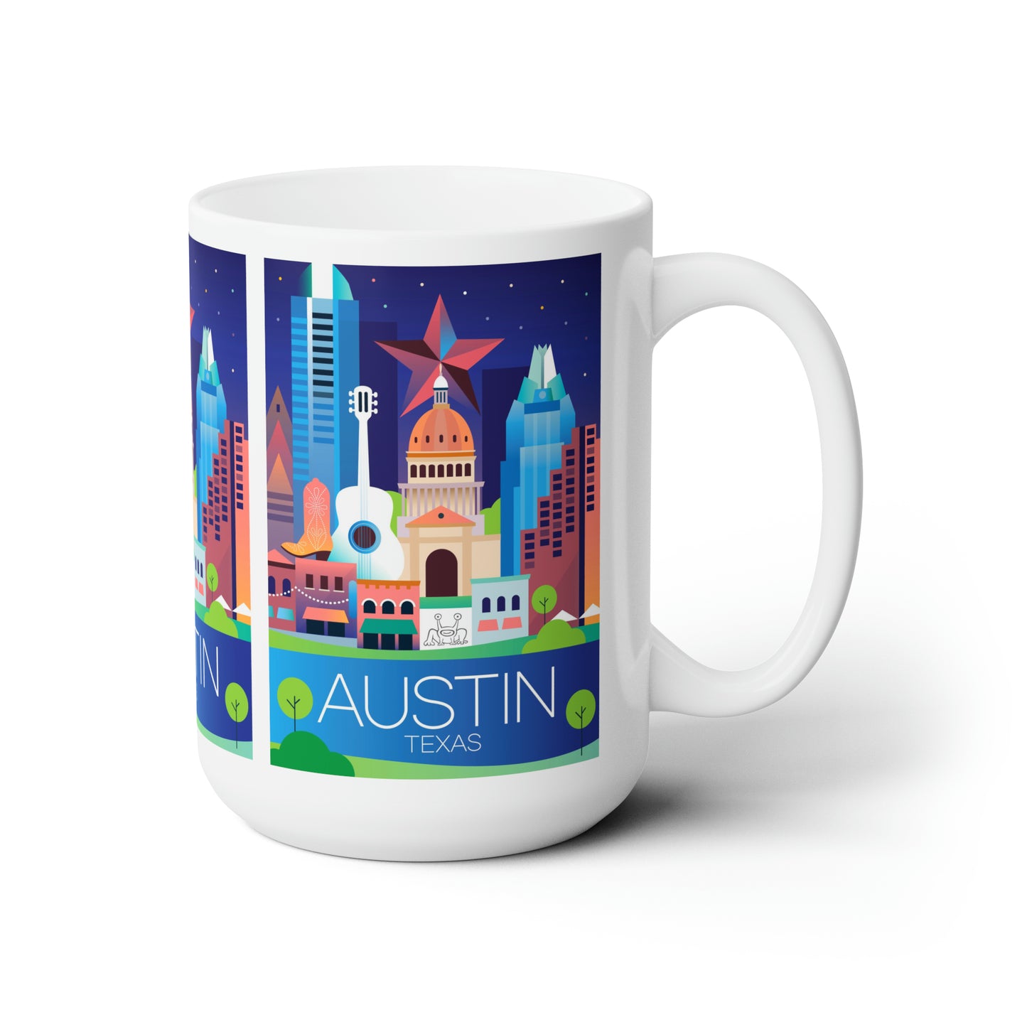 Tasse en céramique Austin 11oz ou 15oz 