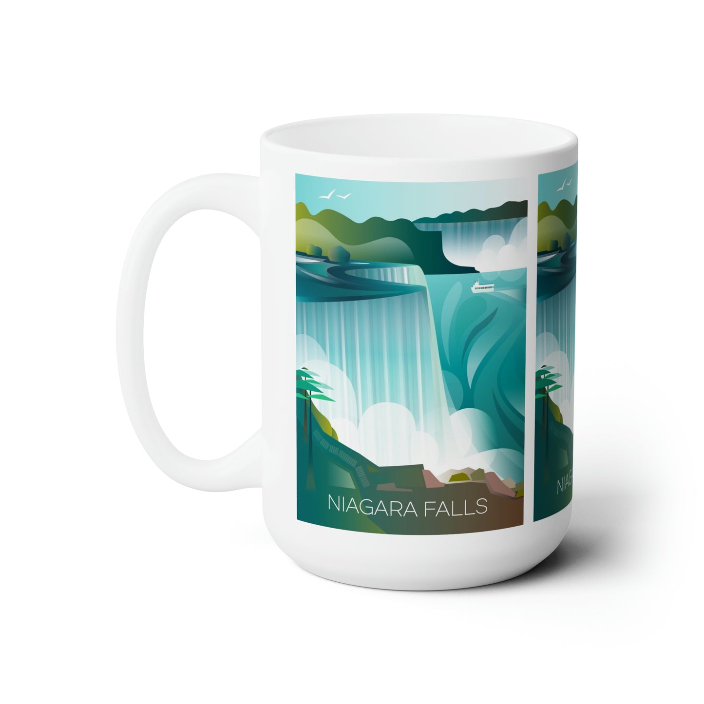 Tasse en céramique des chutes du Niagara 11oz ou 15oz 