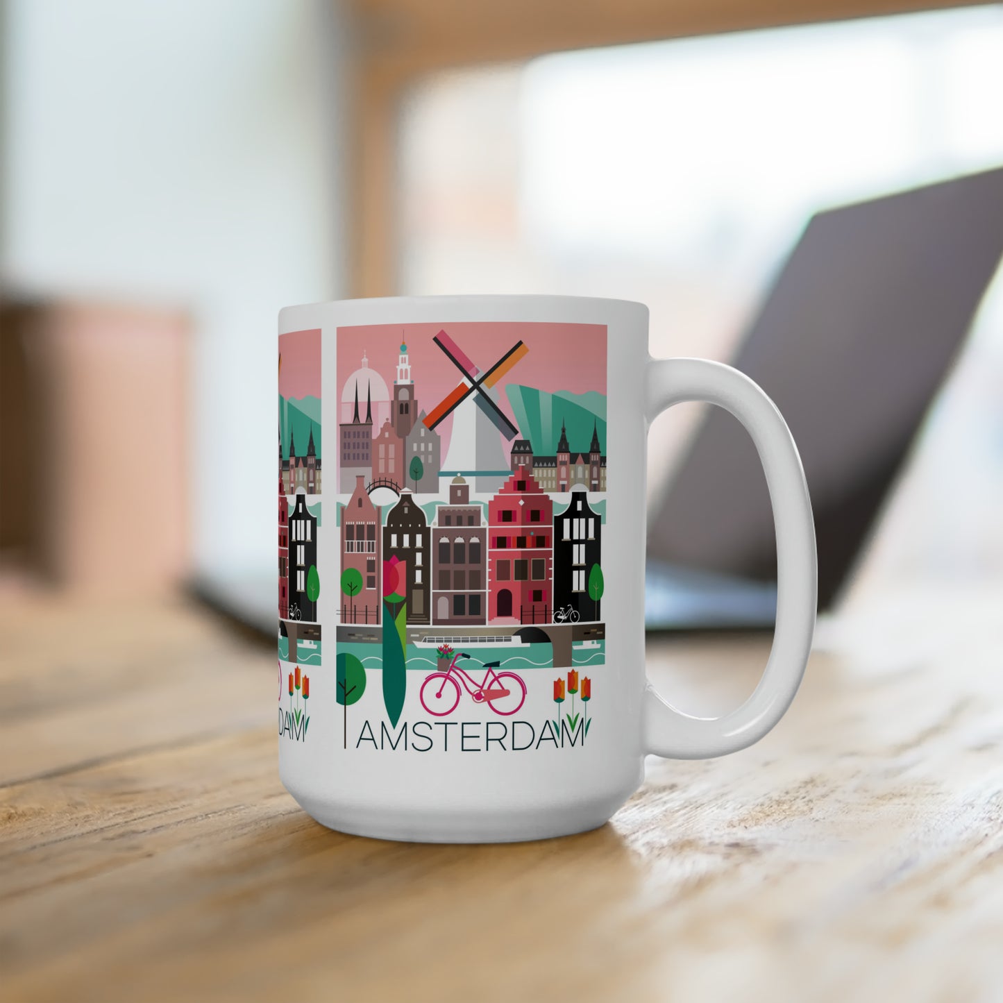 Tasse en céramique Amsterdam 11oz ou 15oz 