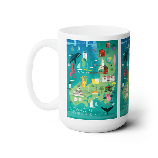 Tasse en céramique Newport 11oz ou 15oz 