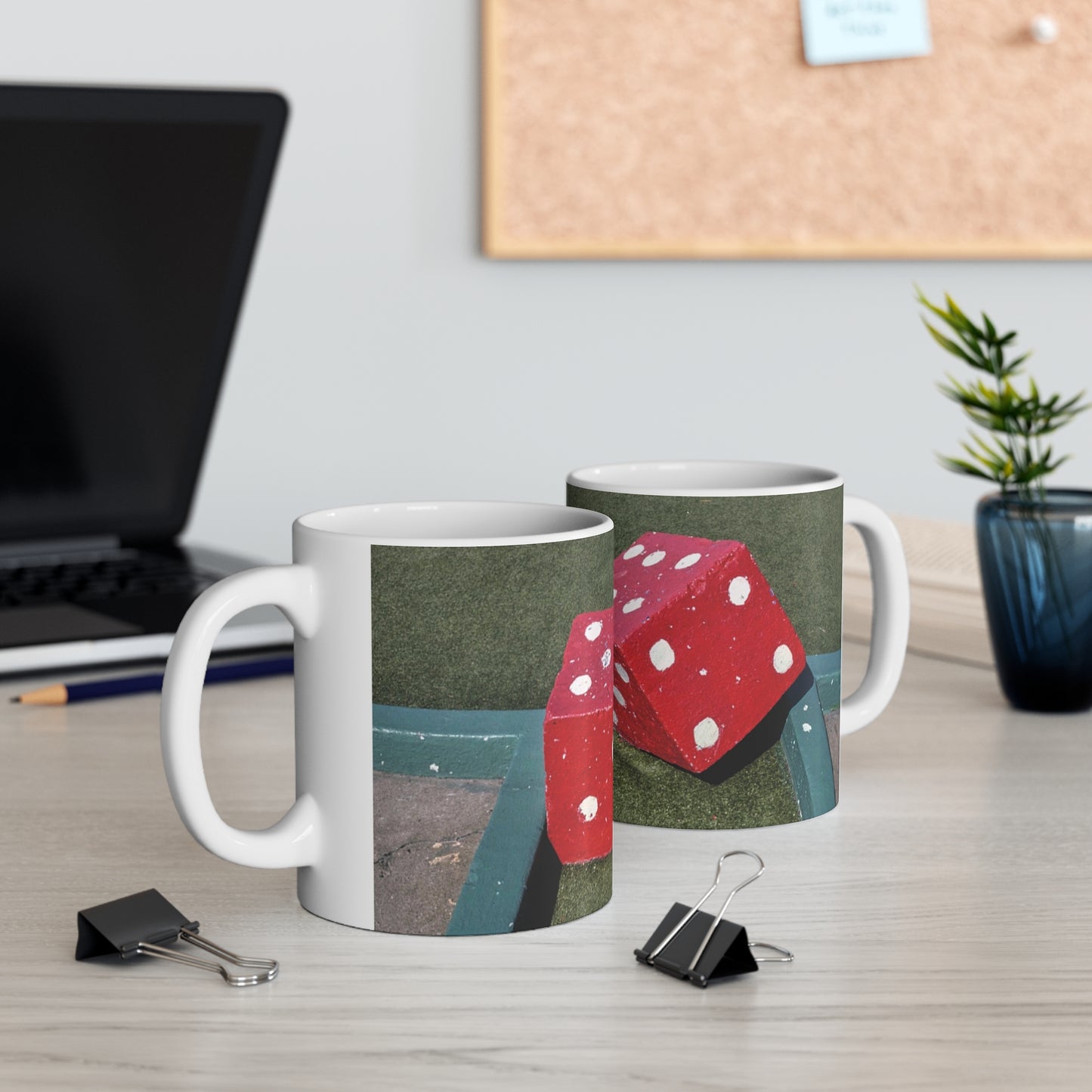 ROADSIDE MUGS - Golf Dice Ceramic Mug 11oz