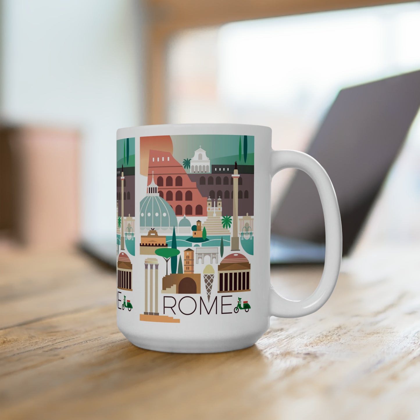 Rome Ceramic Mug 11oz or 15oz