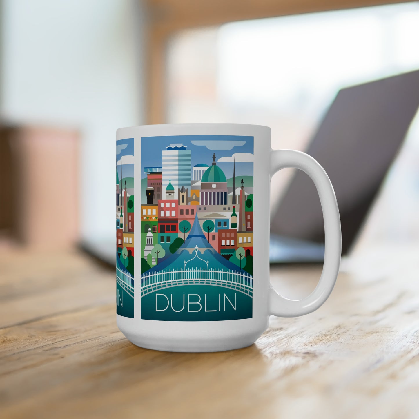 Tasse en céramique Dublin 11oz ou 15oz