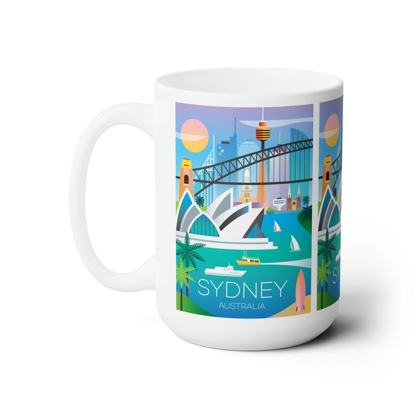 Tasse en céramique Sydney 11oz ou 15oz 