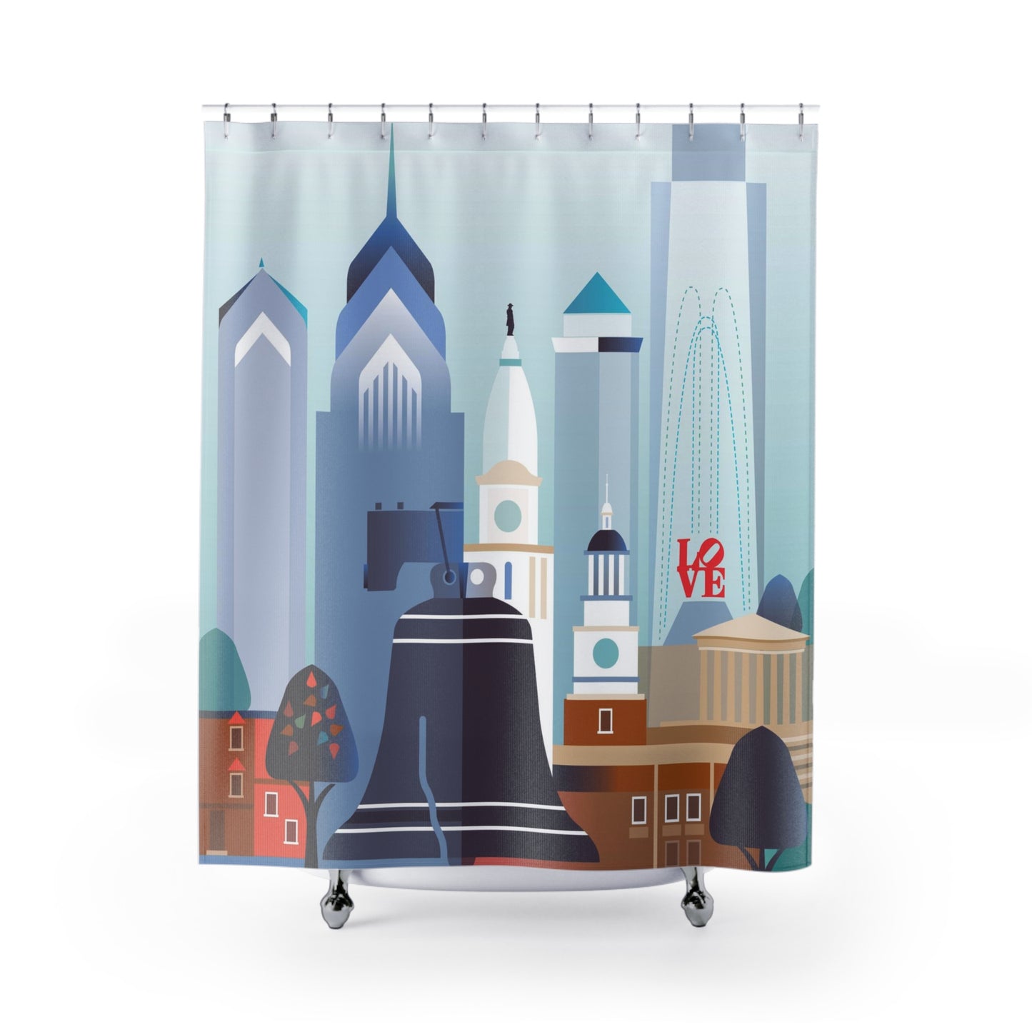 Philadelphia Shower Curtain