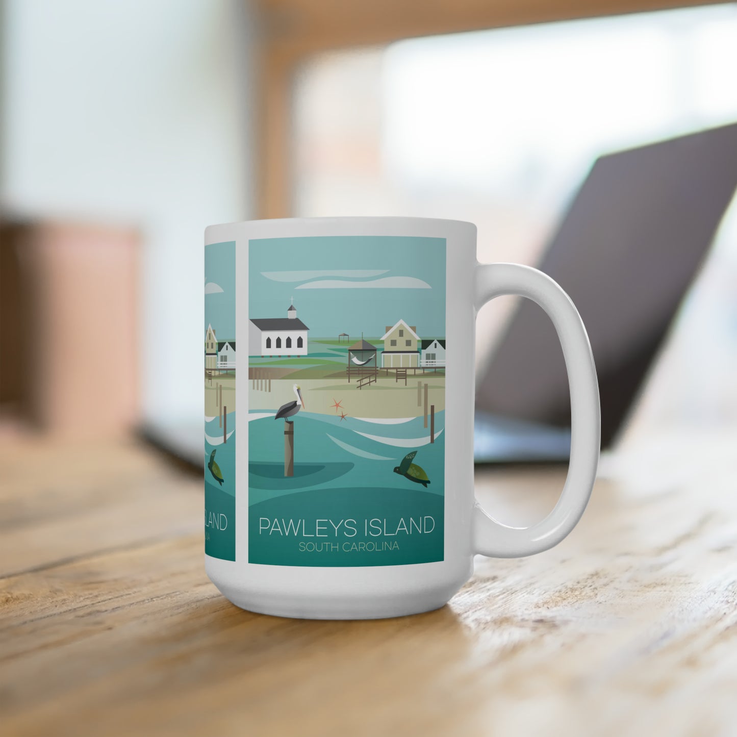 Pawleys Island Tasse en céramique 11oz ou 15oz 