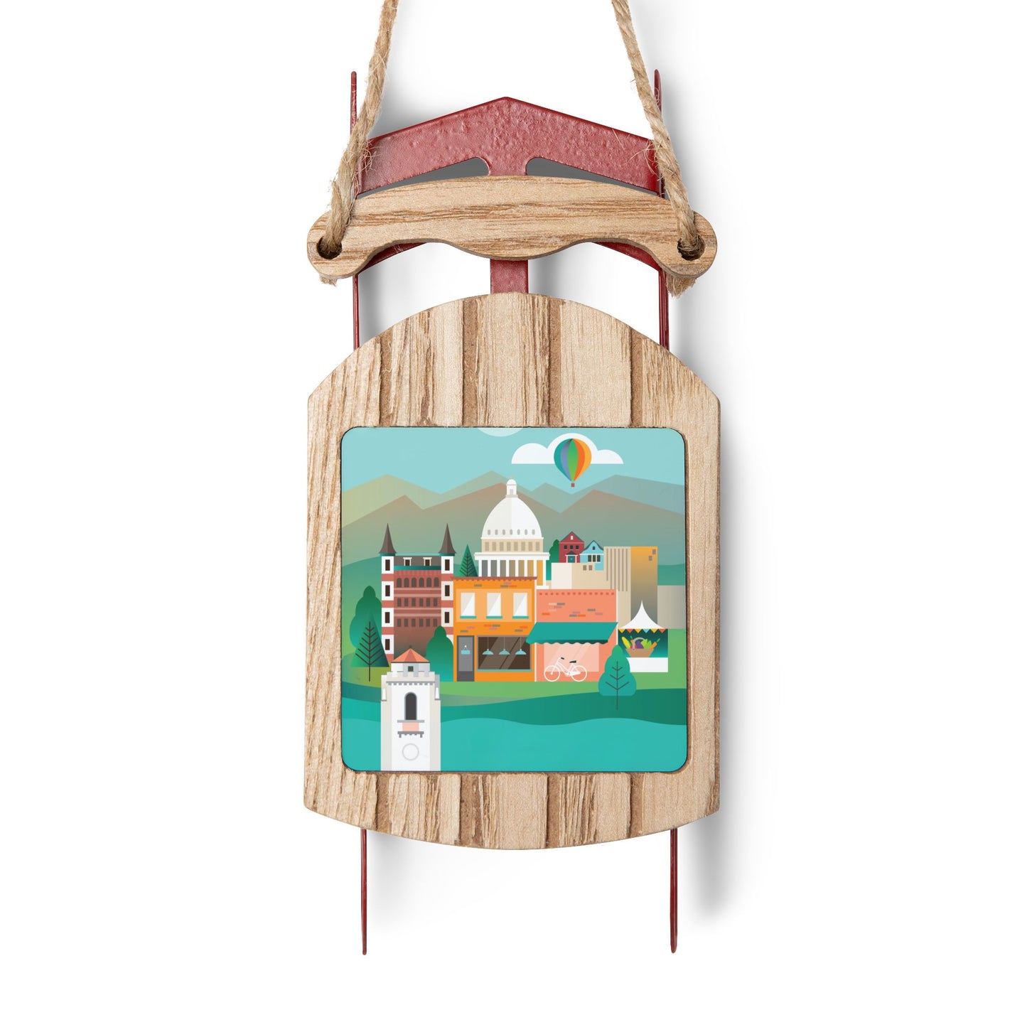 Boise Sled Ornament
