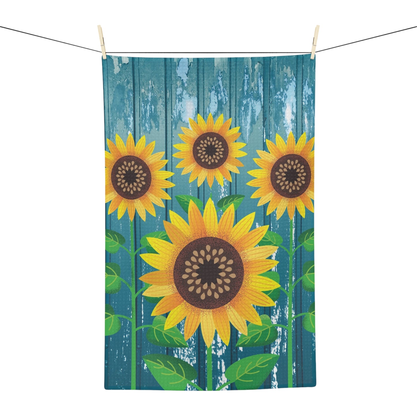 Sunflowers Microfiber Tea Towel
