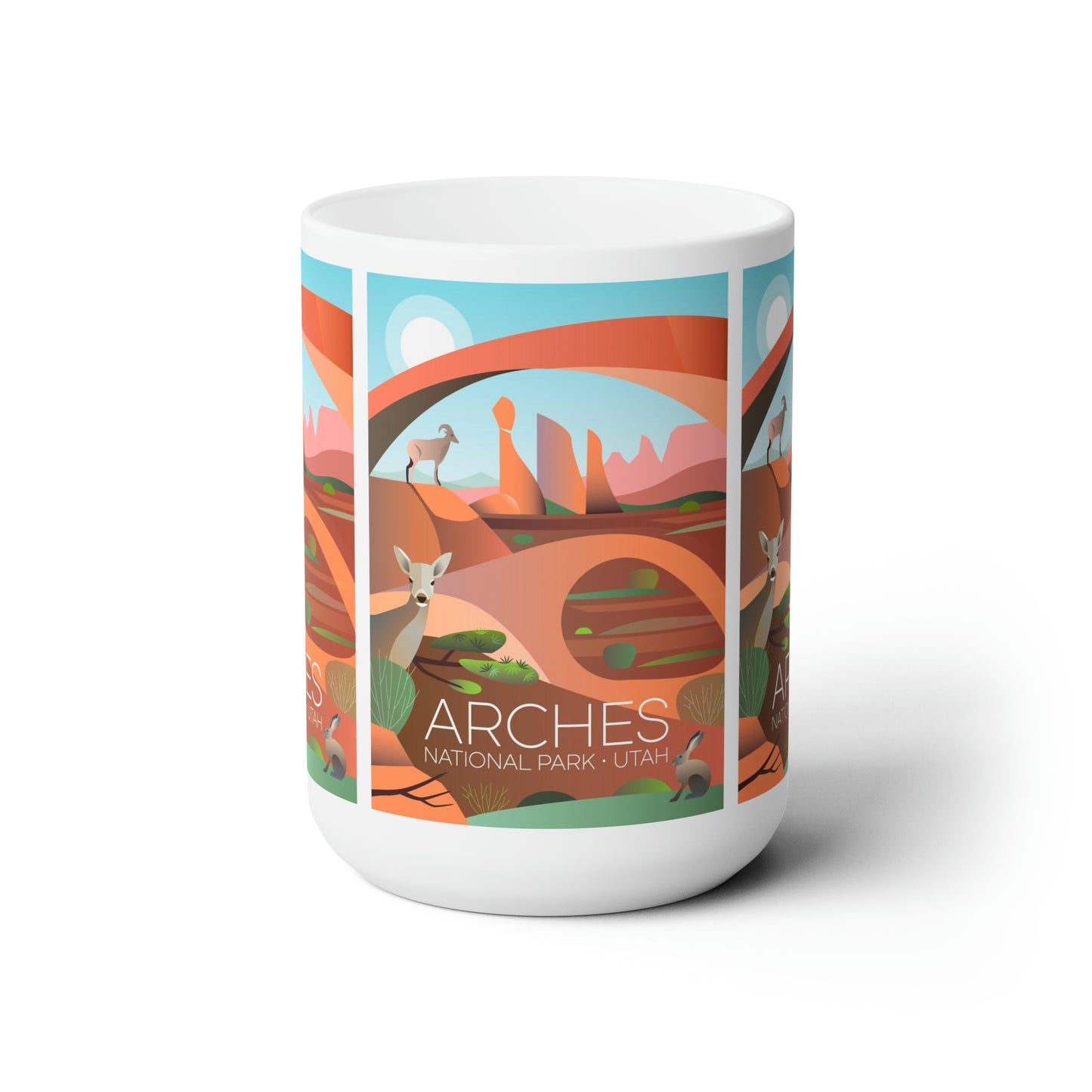 Arches Nationalpark Keramiktasse 11oz oder 15oz 