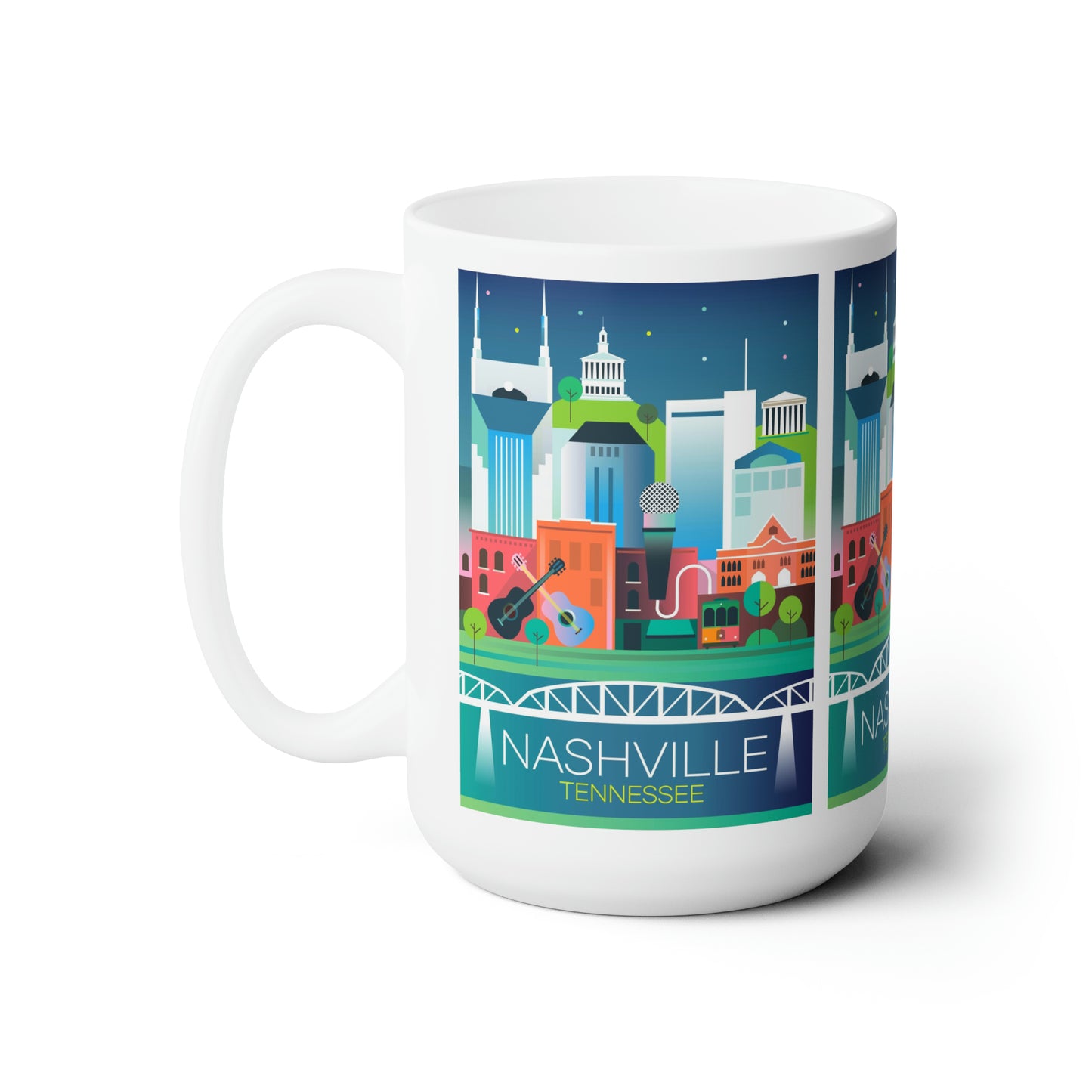 Tasse en céramique Nashville 11oz ou 15oz