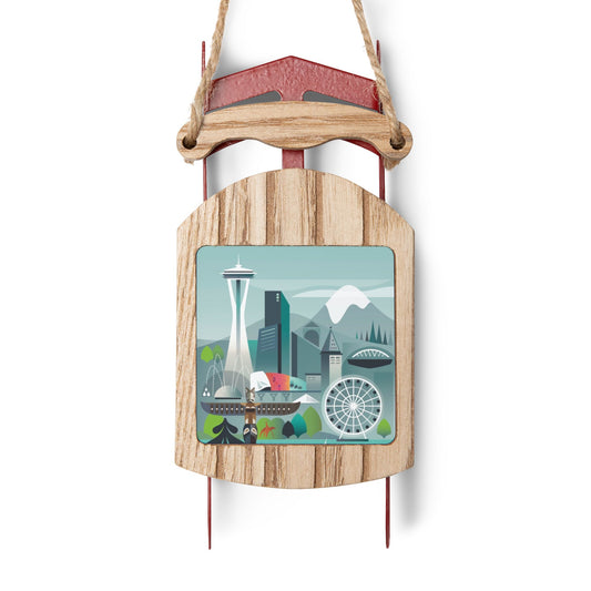 Seattle Sled Ornament