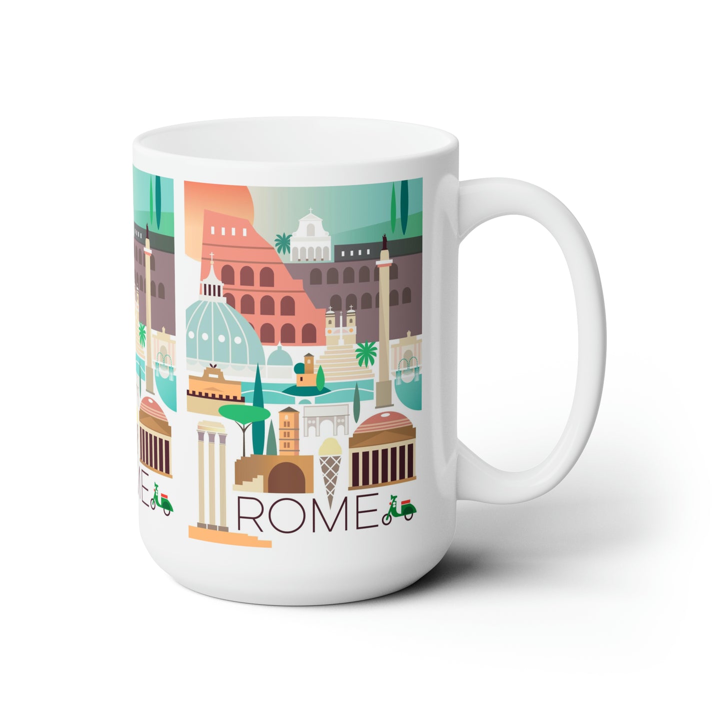 Rome Ceramic Mug 11oz or 15oz