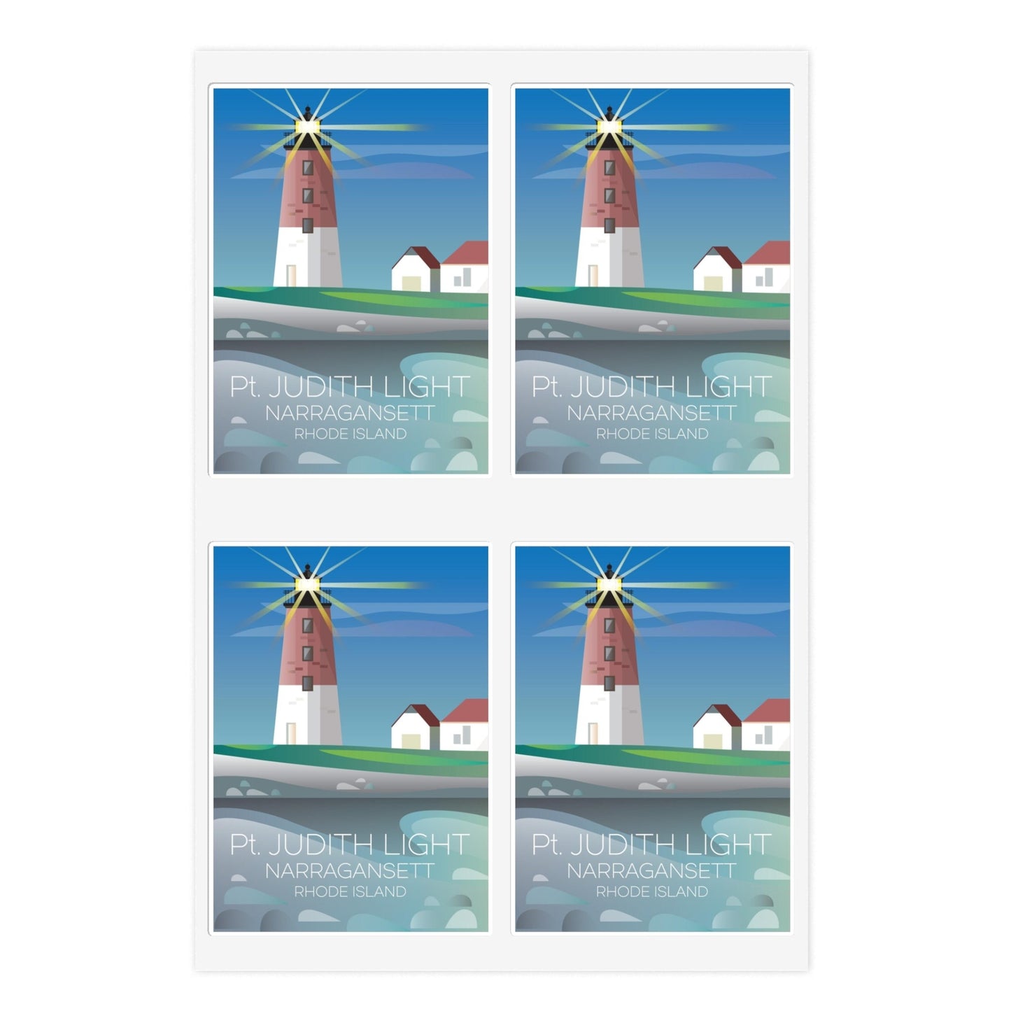 Point Judith Stickerbogen