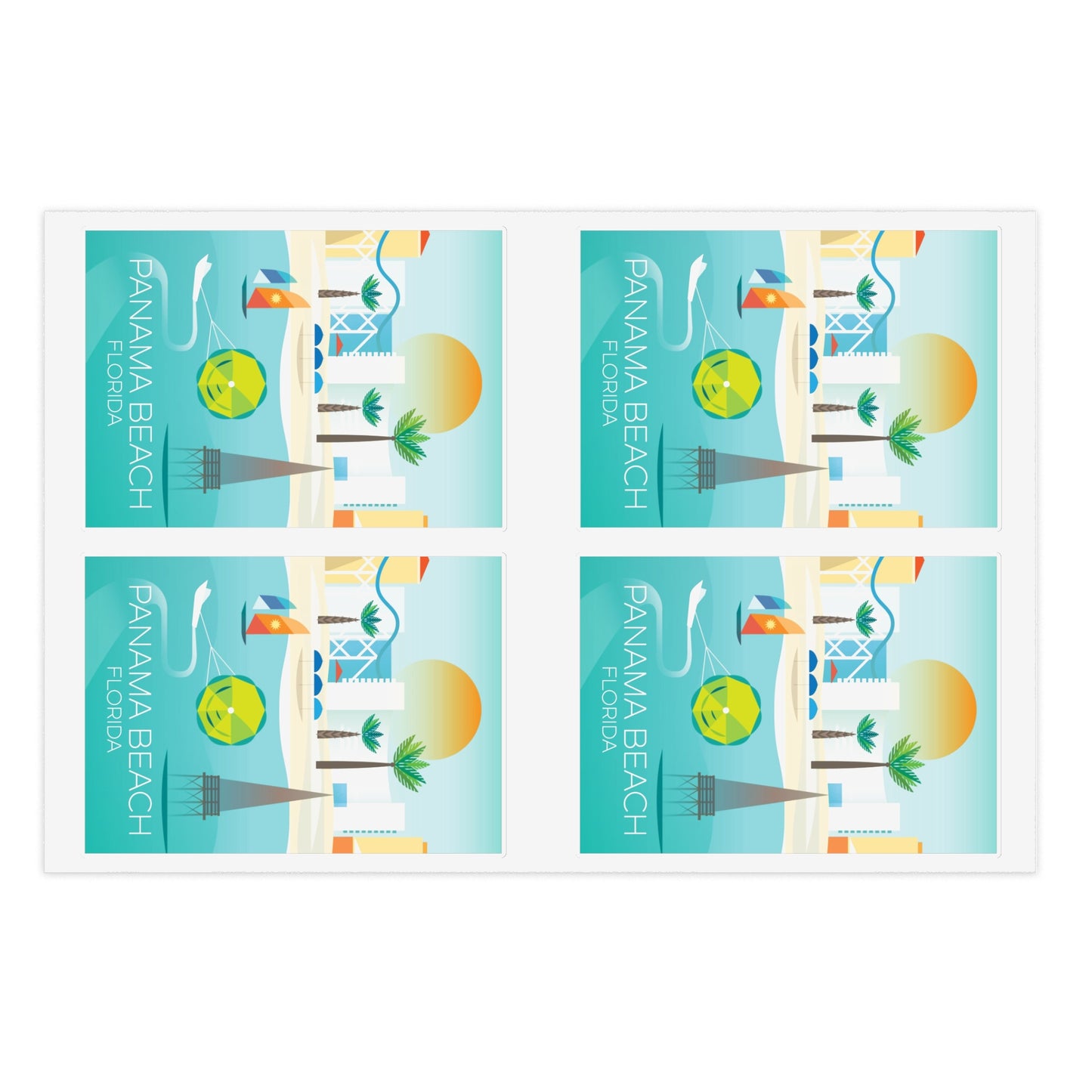 Panama Beach Sticker Sheet