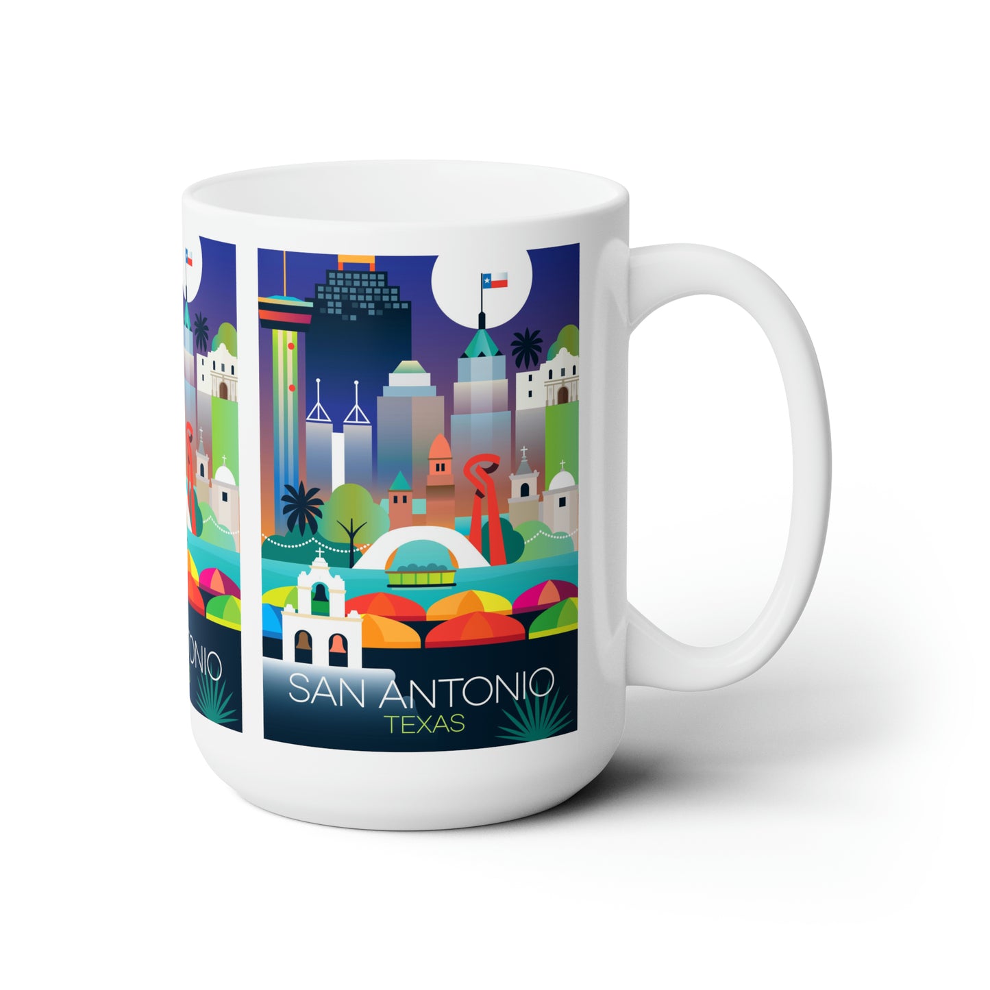 Tasse en céramique San Antonio 11oz ou 15oz