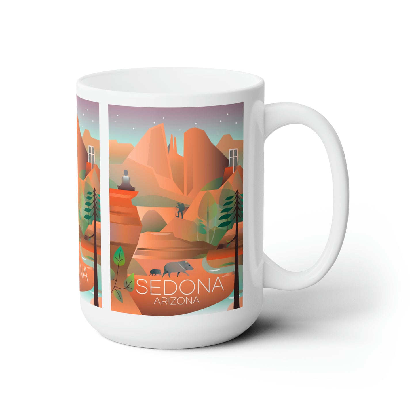 Tasse en céramique Sedona 11oz ou 15oz 