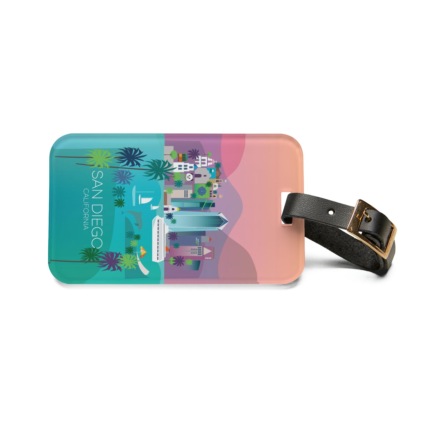 San Diego Luggage Tag