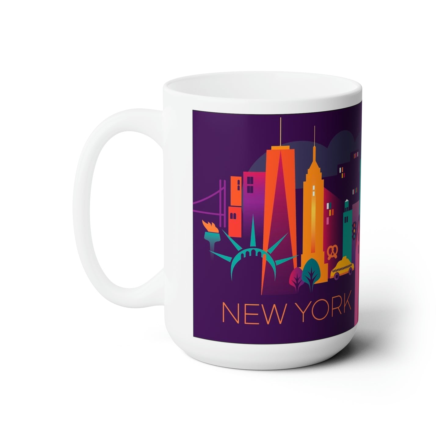 Tasse en céramique de New York City 11oz ou 15oz 