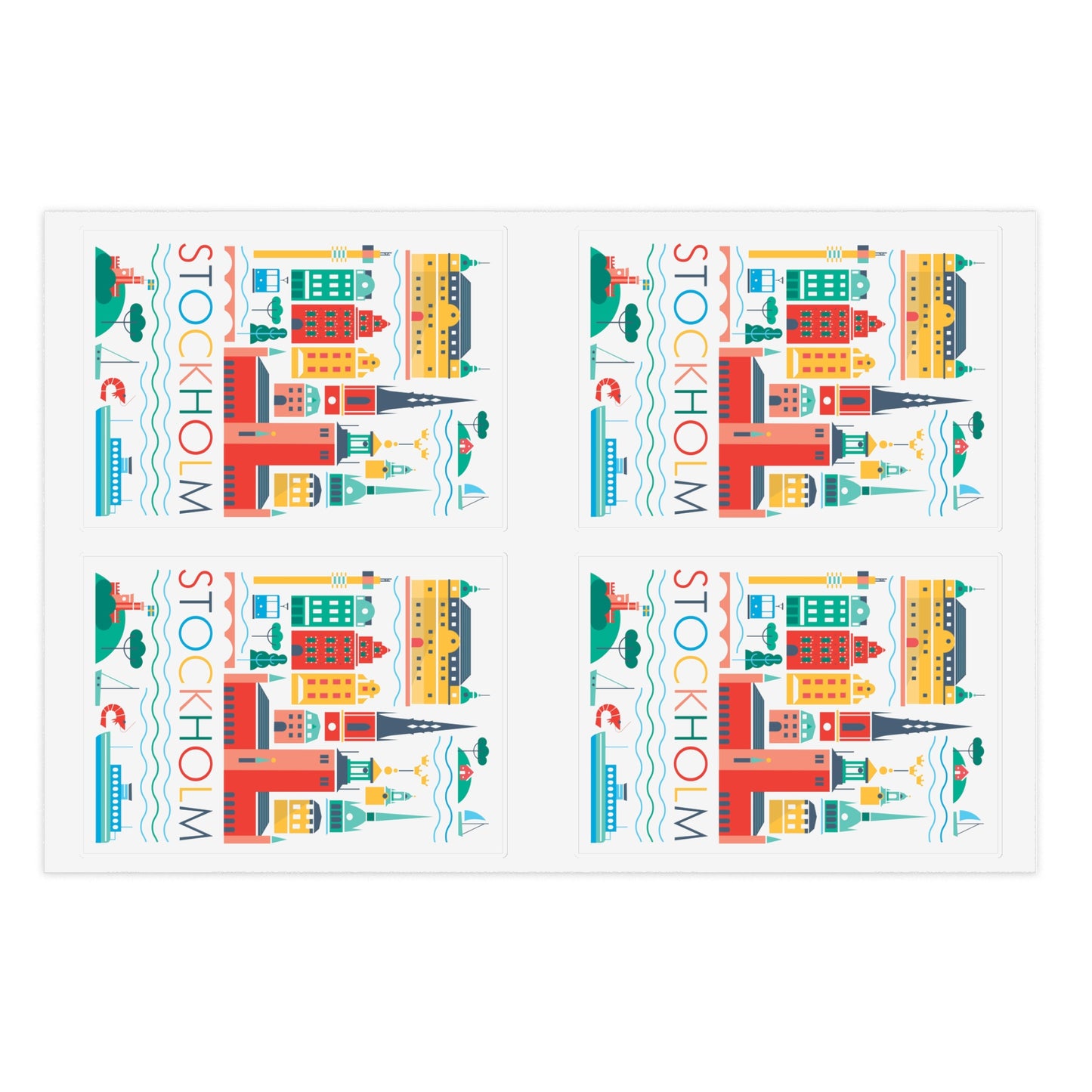 Stockholm Scandi Sticker Sheet