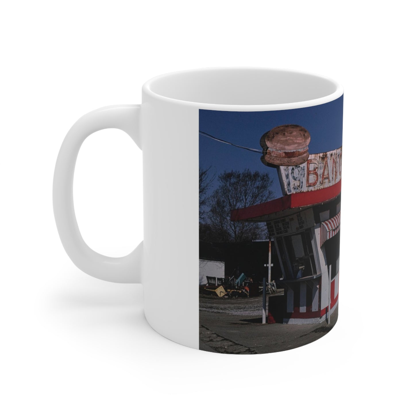 ROADSIDE MUGS - Bangs Diner Keramikbecher 11oz