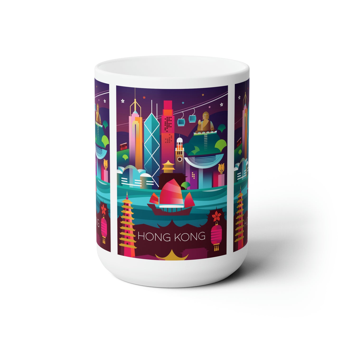 Hong Kong Ceramic Mug 11oz or 15oz