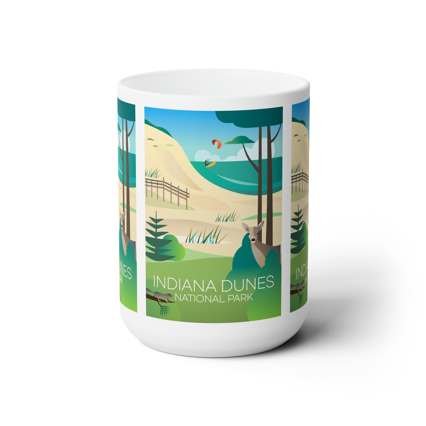 Indiana Dunes National Park Keramiktasse 11oz oder 15oz 