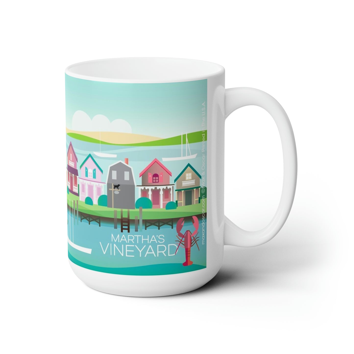 Martha's Vineyard Ceramic Mug 11oz or 15oz