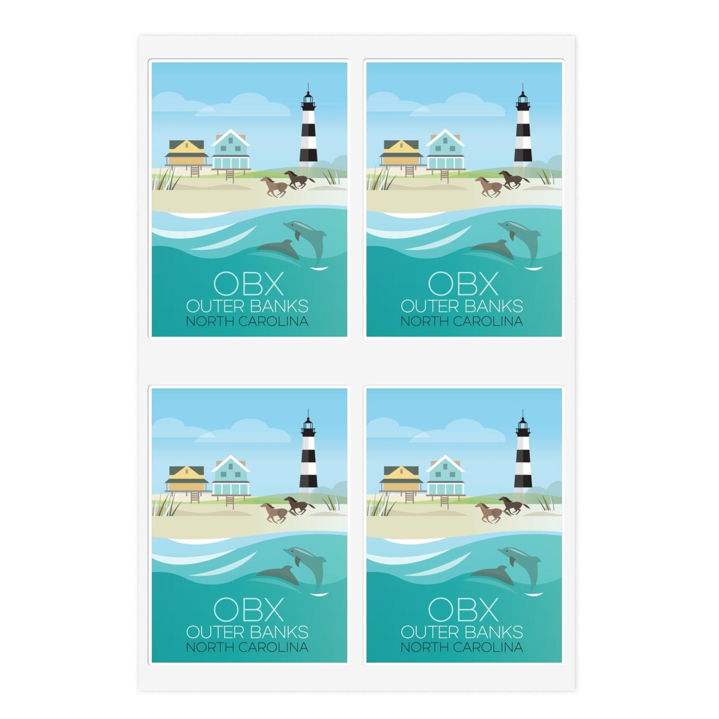 Outer Banks Sticker Sheet