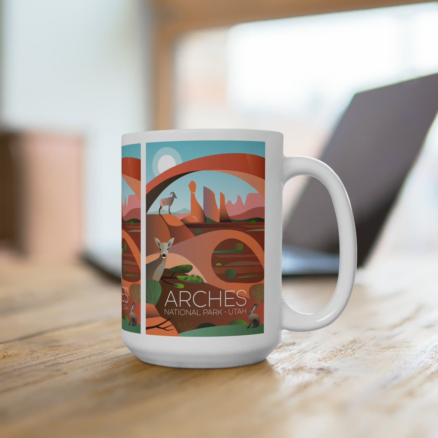 Arches Nationalpark Keramiktasse 11oz oder 15oz 