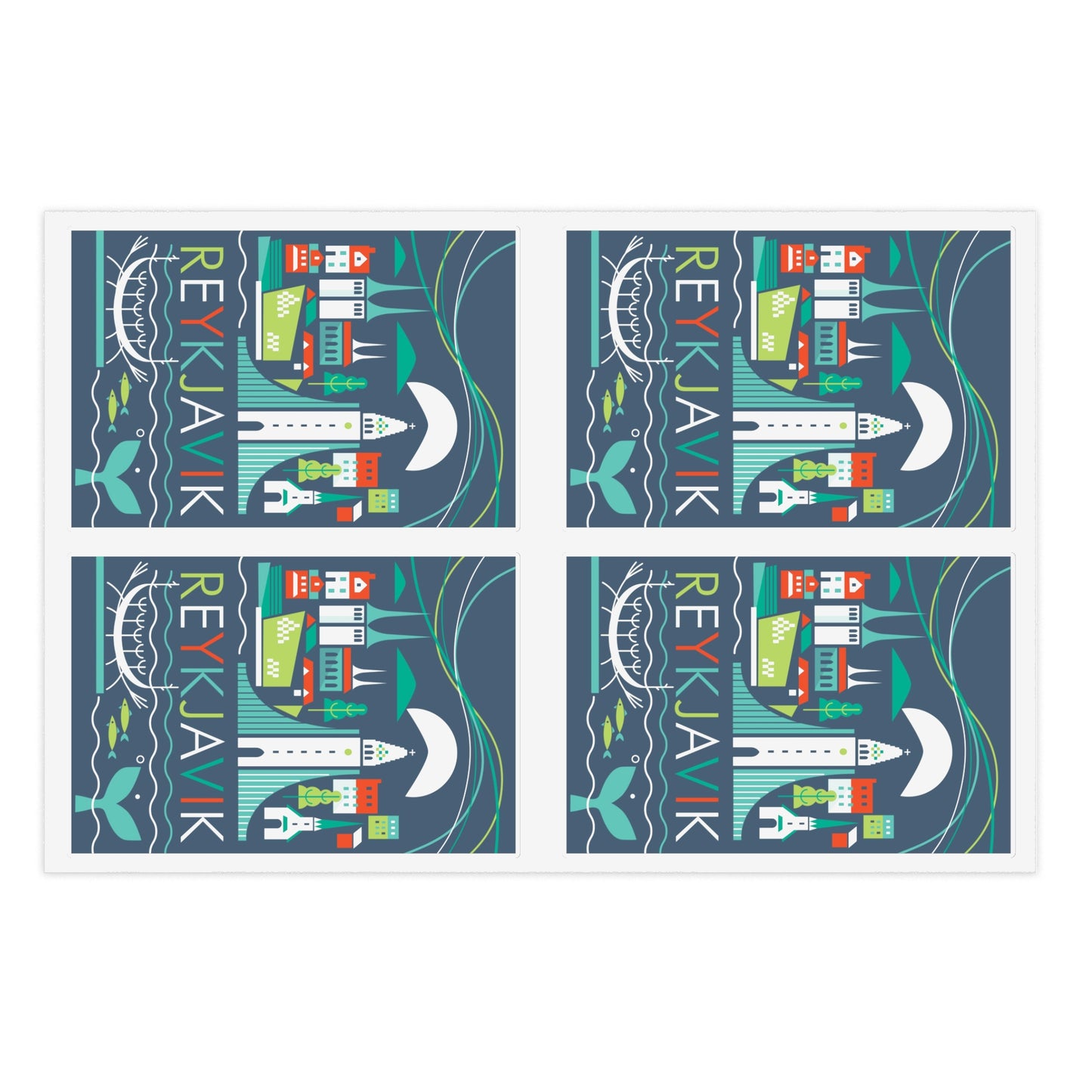 Reykjavik Sticker Sheet