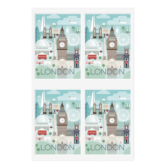 London Sticker Sheet