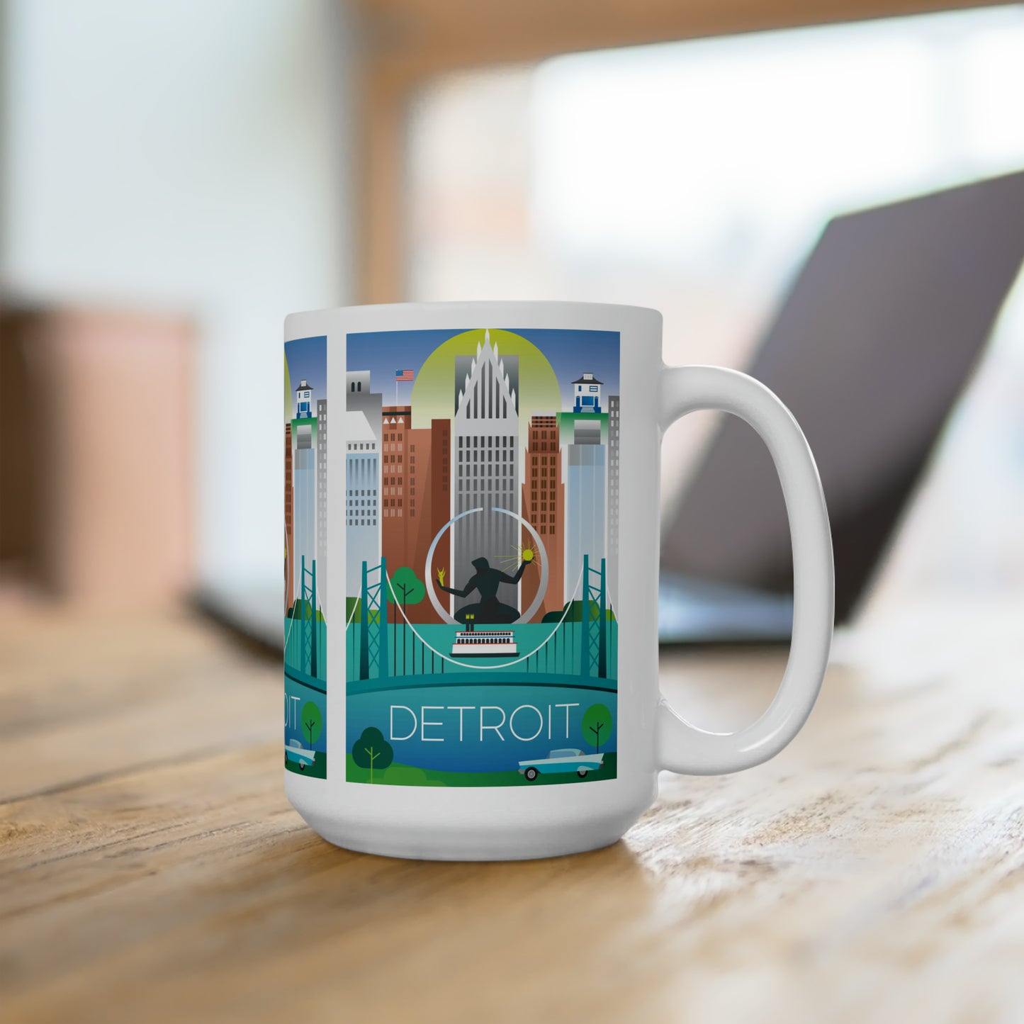 Detroit Ceramic Mug 11oz or 15oz