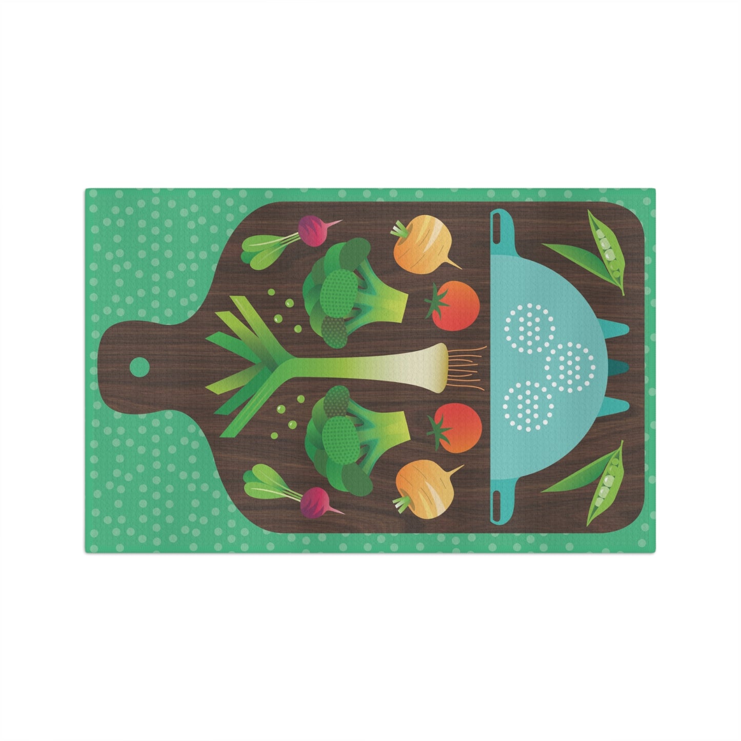 Veggies Microfiber Tea Towel