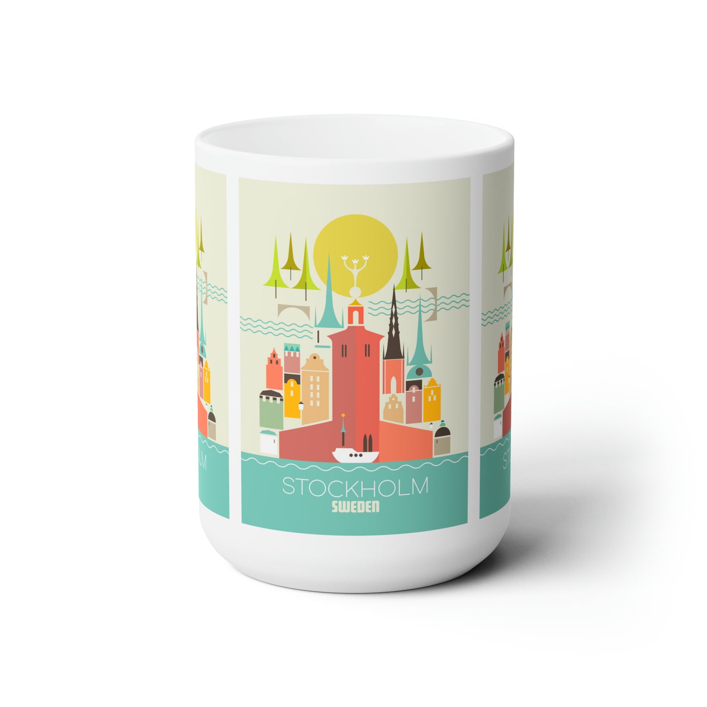 Stockholm Ceramic Mug 11oz or 15oz