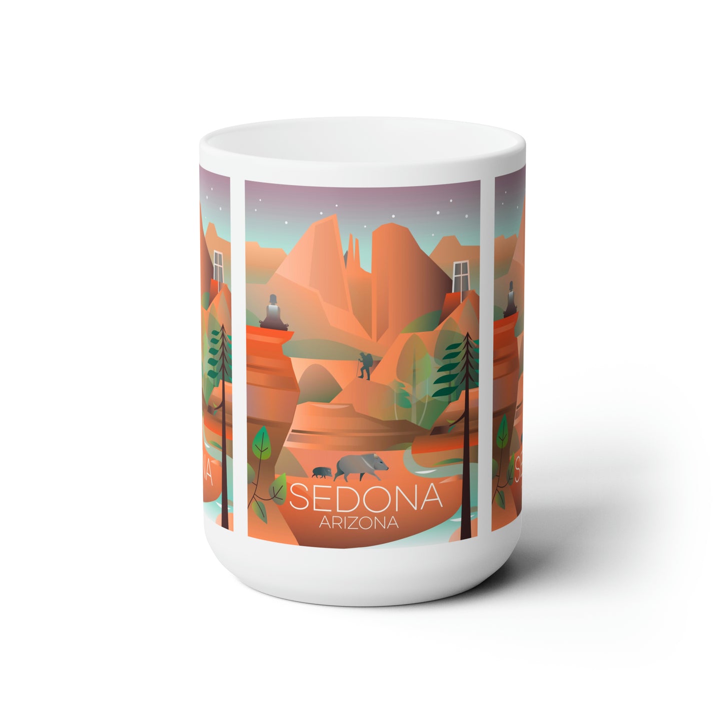 Tasse en céramique Sedona 11oz ou 15oz 