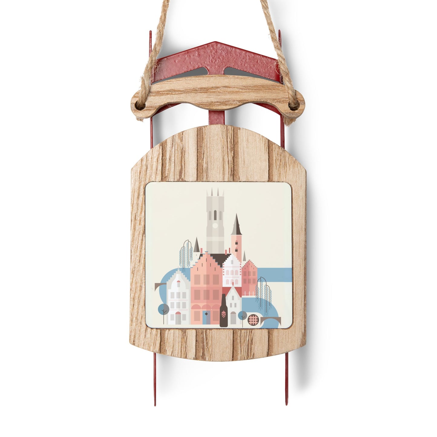 Bruge Sled Ornament