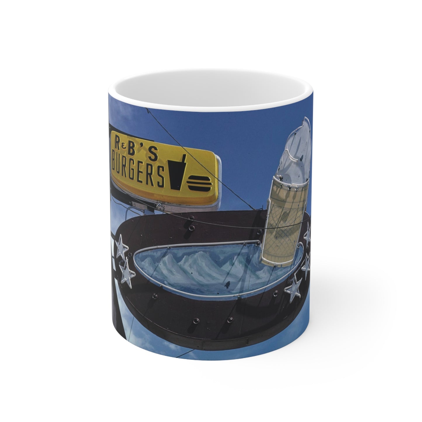 RB's Burgers Ceramic Mug 11oz