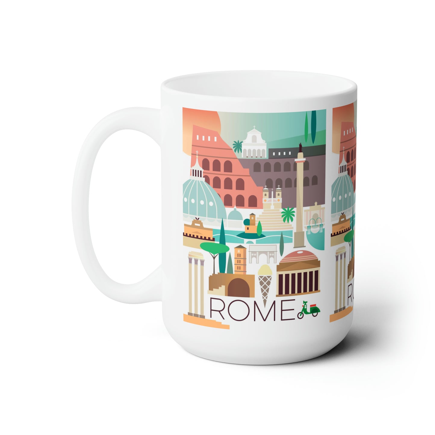 Rome Ceramic Mug 11oz or 15oz